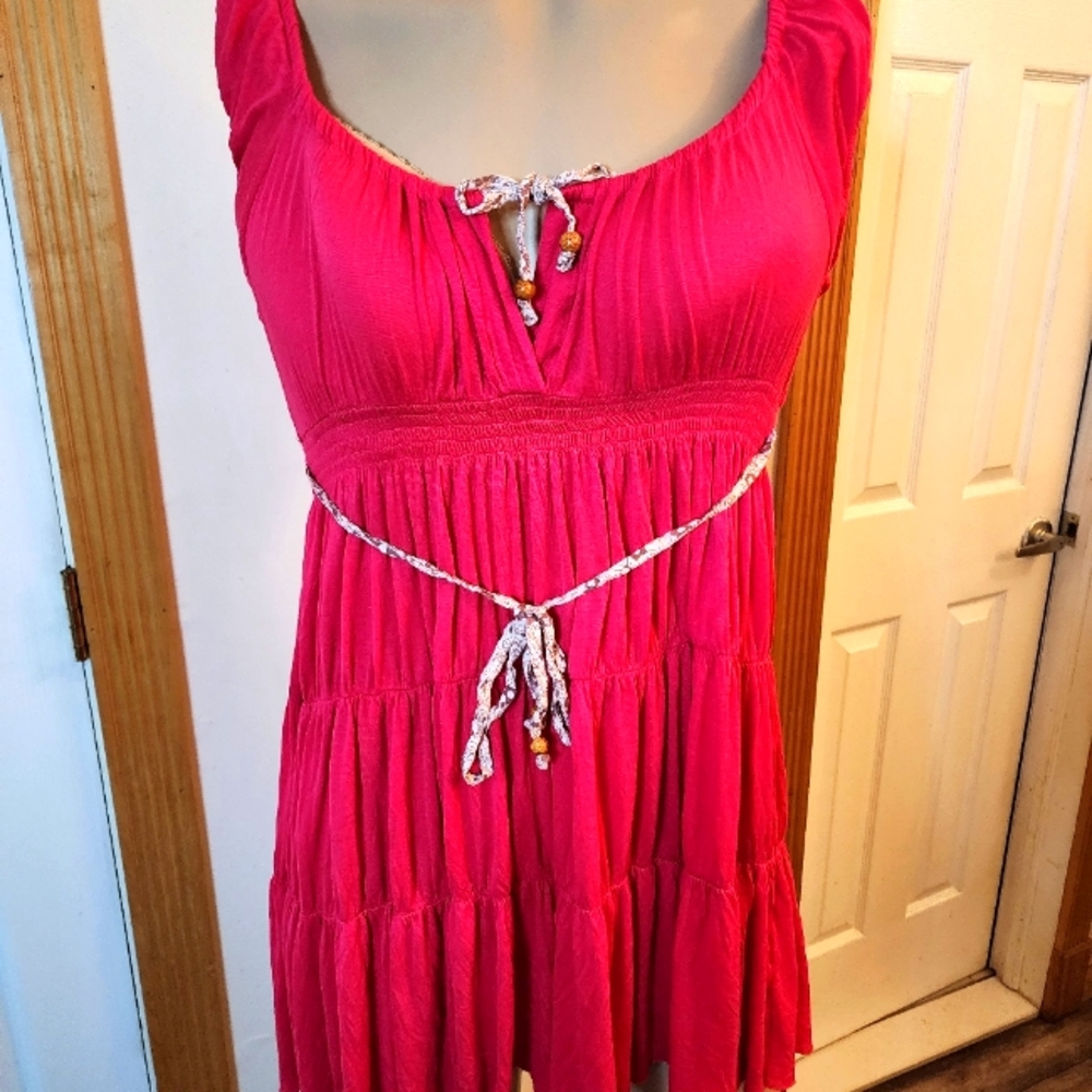 Free people pink mini dress